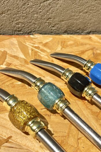 BOMBILLA PICO DE LORO C/PIEDRA - $3.250.-