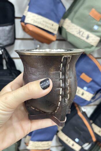 MATE CAMIONERO C/ VIROLA DE ALPACA - $14.950.-