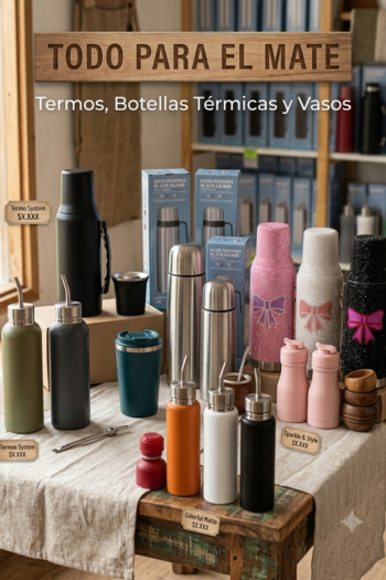 TERMOS, VASOS, BOTELLAS Y TAZAS