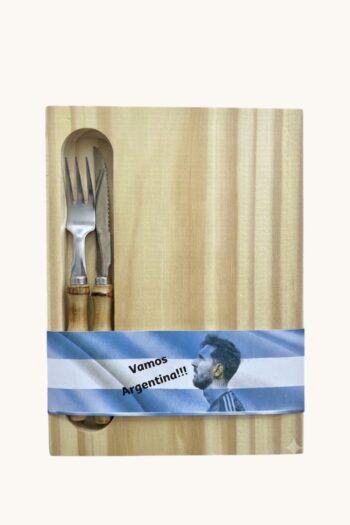 KIT MELINOX - TABLA ASADO 18,5x24 C/ FAJA - ARGENTINA