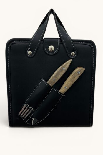 KIT ASADO RIGIDO SIMPLE C/ CUBIERTOS JUMBO (1064)