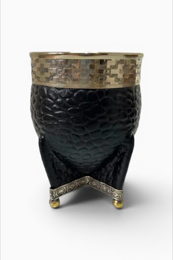 MATE IMPERIAL CON VIROLA Y BASE ALAPACA PREMIUM CROCO