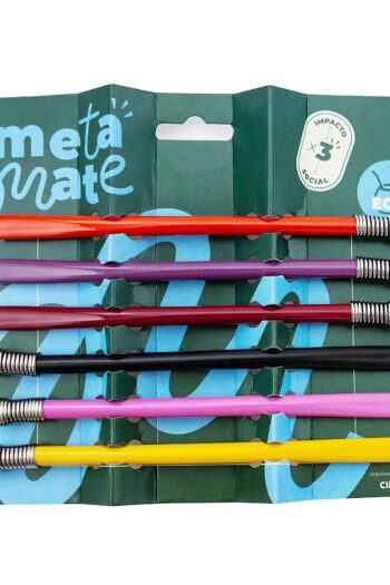 BLISTER BOMBILLA ALUMINIO RESORTE COLOR x6