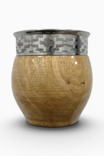 MATE IMPERIAL MADERA MISIONERA CON VIROLA ACERO