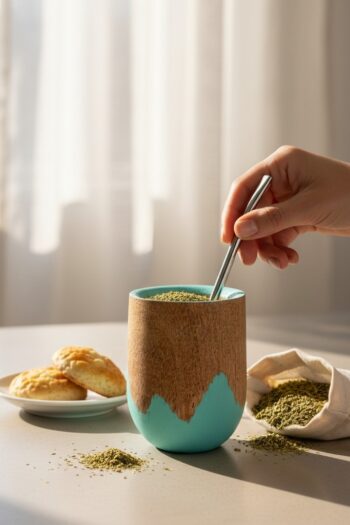 MATE ALGARROBO ''COPITA'' PINTADO
