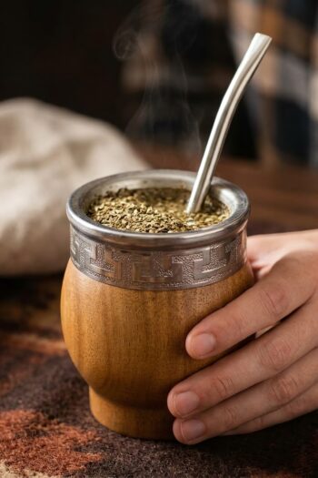 MATE ALGARROBO IMPERIAL C/ VIROLA ACERO