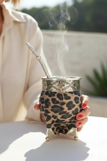 MATE IMPERIAL CON VIROLA Y BASE ALAPACA PREMIUM